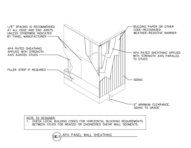 APA Panel Wall Sheathing (DT-EWG-5)