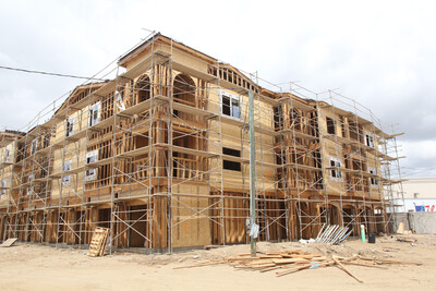 Construction on an Apartment using FTAO in Rialto, California