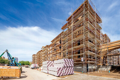 All-wood Podiums in Mid-Rise Construction at Oceano Luxury Apartment Complex in Woodland Hills, California


CREDIT REQUIRED FOR IMAGES:
Credit: Photo Courtesy of West Coast Aerial Photography
