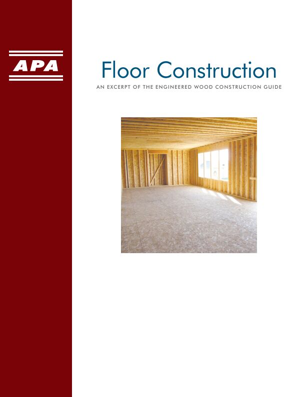 APA Engineered Wood Construction Guide (E30)

Comprehensive guide to engineered wood construction systems for both residential and commercial/industrial buildings. Includes information on plywood and oriented strand board (wood structural panels), glulam, I-joists, structural composite lumber, typical specifications and design recommendations for floor, wall and roof systems, diaphragms, shear walls, fire-rated systems and methods of finishing. Revised December 2016 (Errata 2023).