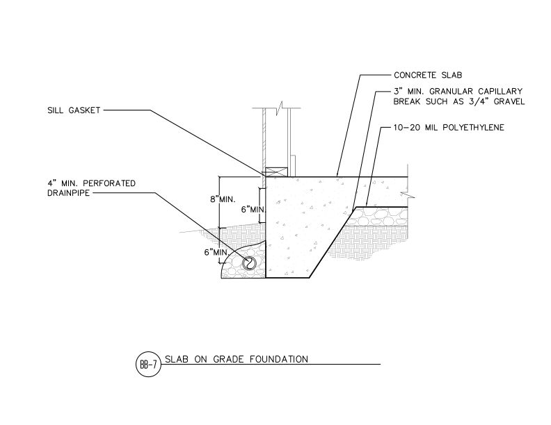 Slab-On-Grade Foundation (DT-BB-07)