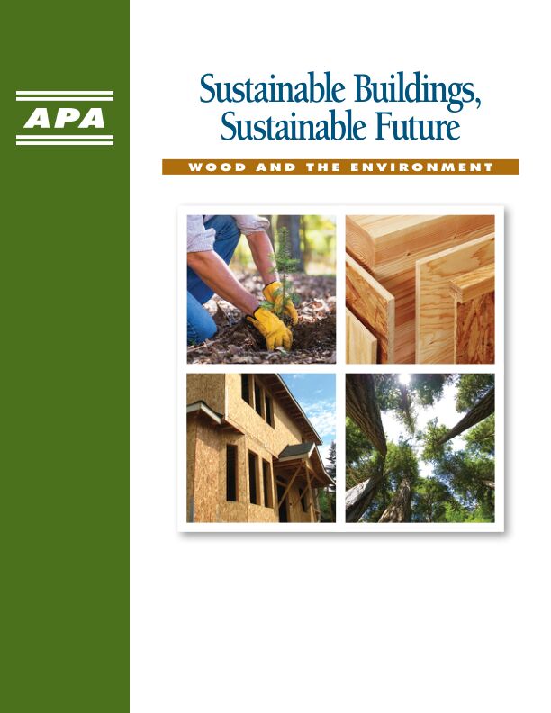Sustainable Building, Sustainable Future Brochure (F305)

Describes the environmental benefits of engineered wood products, compares wood to other structural products, and explains scientific research that demonstrates wood's green building merits. 	

12/1/2016