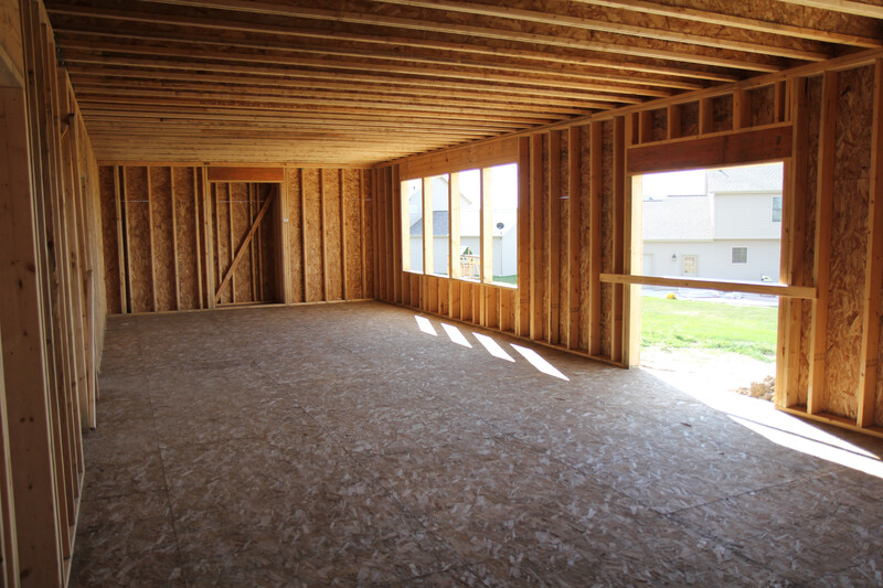 framed area