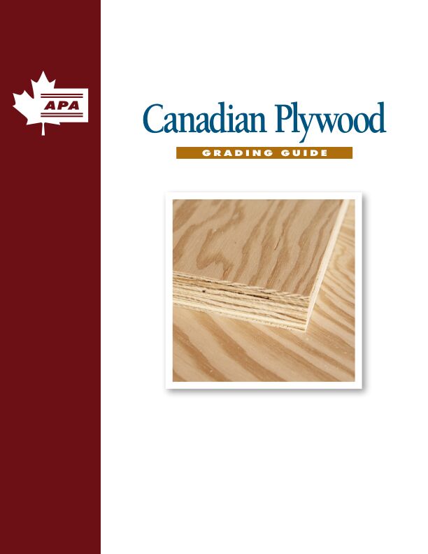 Canadian Plywood Grading Guide (Q701) 

This guide is designed for use by mills as an aid in manufacturing and grading Canadian Standards Association (CSA) plywood panels. Revised September 2015.