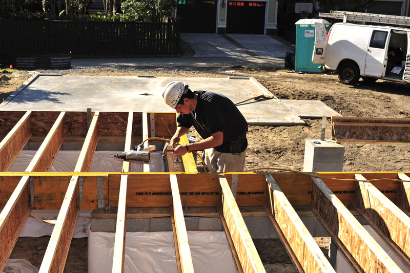 floor joists in framing application