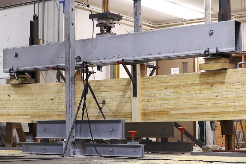 Glulam-Press-Test